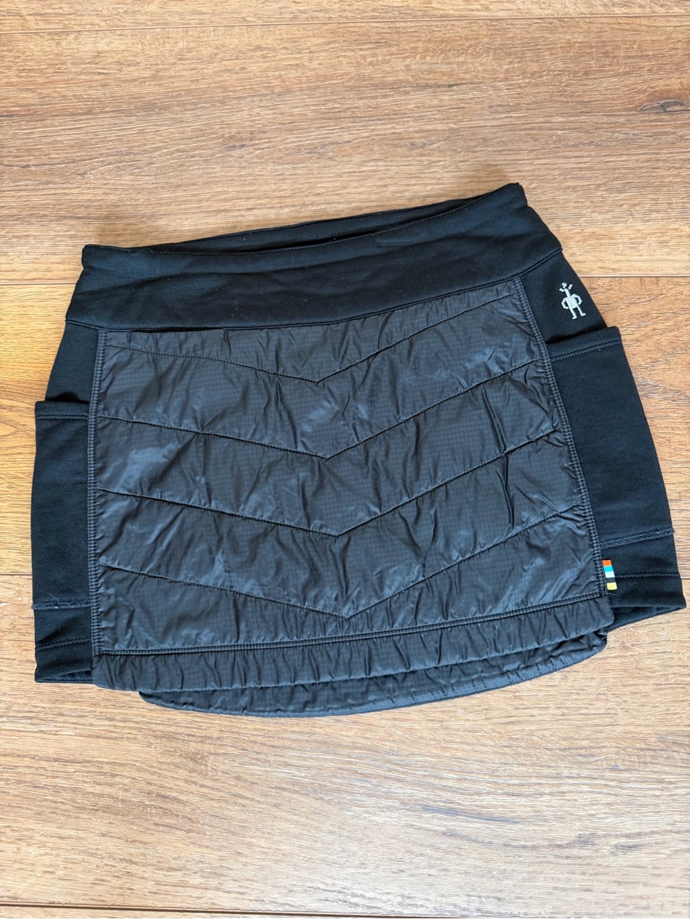 Smartwool Black Quilted Smartloft mini Skirt / xsmall